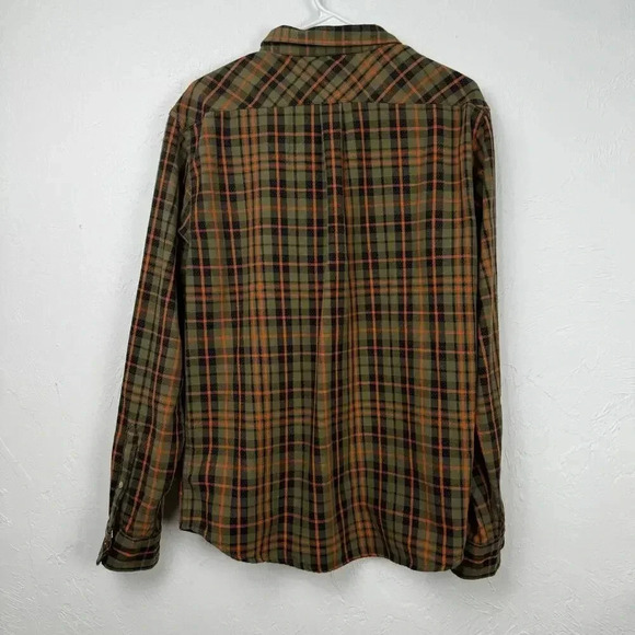 Levis Plaid L/S Button Down Shirt Mens Large Preppy College Casual Fall Levi's - Picture 8 of 9